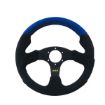 Bilde av RRS RACER Ratt – Flatt 320 mm – Blå Semsket