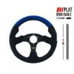 Bilde av RRS RACER Ratt – Flatt 320 mm – Blå Semsket