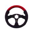Bilde av RRS RACER Ratt – Flatt 320 mm – Rødt Semsket