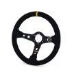 Bilde av RRS CARBON Ratt – Flatt 350 mm – Svart Semsket