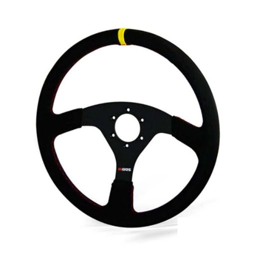 Bilde av RRS OFF ROAD Ratt – Flatt 380 mm – Svart Semsket