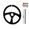 Bilde av RRS OFF ROAD Ratt – Flatt 380 mm – Svart Semsket