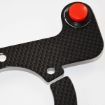 Bilde av RRS carbon knappeholder til ratt med 1 trykknapp