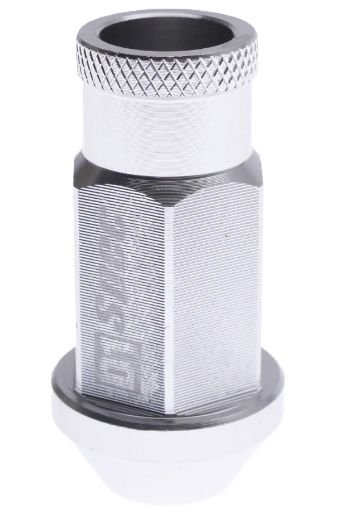 Bilde av Aluminium Wheel nuts - M12*1.25 - Silver