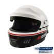 Bilde av RRS Protect Rally Heldekkende Hjelm – FIA 8859-2015 / SNELL SA2020 – Sort/Hvit