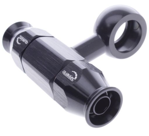 Bilde av ID 15,7mm. - 90 deg. AN6 Double PTFE - Banjo fit - Black