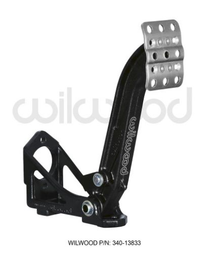 Bilde av Wilwood Adjustable Single Pedal - Floor Mount - 6:1