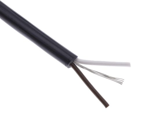 Bilde av 2-leder skjermet kabel – Sort