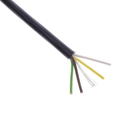 Bilde av 4-leder skjermet kabel – Sort