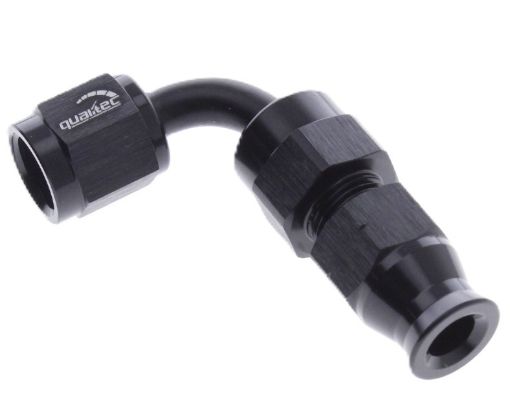 Bilde av 90gr. AN fitting - Tube To female Adapter AN-6 - Svart - 5/16" (7,93mm.)
