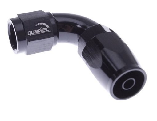 Bilde av 90gr. AN kobling - AN10 - Svart - High flow