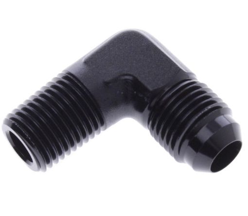 Bilde av 90gr. AN montering - 1/4 "NPT -> AN6 - Svart