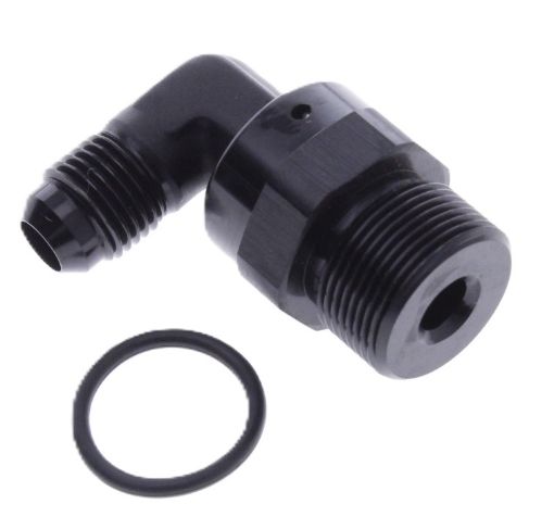 Bilde av 90gr. AN fitting - AN6 - An10 (7/8"-14 SAE UNF) - Sort