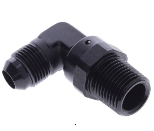 Bilde av 90gr. AN montering - AN16 - 3/4" NPT - Svart