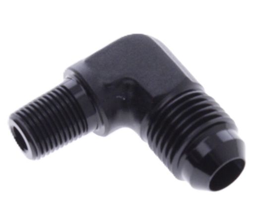 Bilde av 90gr. AN montering - 1/8 "NPT -> AN6 - Sort