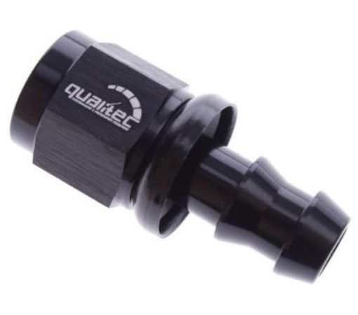 Bilde av Rett AN-push on hose kobling - AN-8 -  Svart