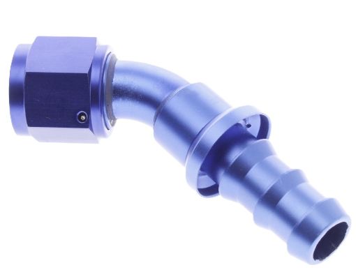 Bilde av 45gr. AN kobling - AN-4 - Blå - Push lock