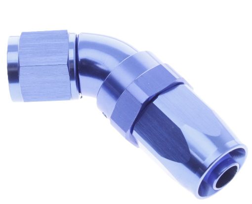 Bilde av 45gr. AN kobling - AN-4 - Blå - High flow