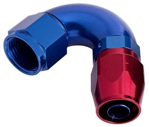 Bilde av 120gr, PTFE AN kobling - AN-8- Rød/Blå - High Flow