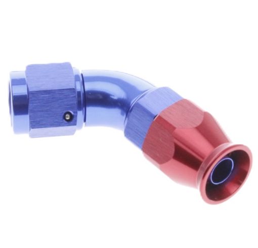 Bilde av 60gr. PTFE AN kobling - AN-10- Rød/Blå - High Flow
