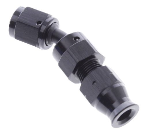 Bilde av 45gr. AN Fitting - Tube to Female 8-AN - Sort - 1/2" (12,7mm.)