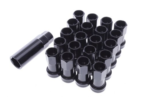 Bilde av Steel Wheel nuts - M12*1.25 - Black - Set of 20 pc.
