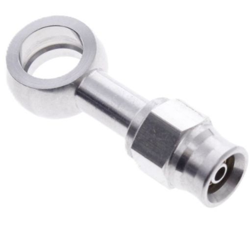 Bilde av Straight Banjo; I.D. 10,2mm, thickness 8,2mm, - AN3 PTFE slange