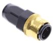 Bilde av Straight Quick Connect Hose Ends -Black/Gold - AN6