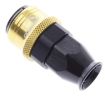 Bilde av Straight PTFE Quick Connect Hose Ends -Black/Gold - AN8