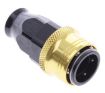 Bilde av Straight PTFE Quick Connect Hose Ends -Black/Gold - AN8