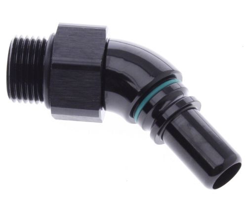 Bilde av 45° AN8 - AN8 O-ring (3/4"x16 SAE UNF) - Black/Gold