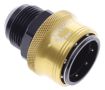 Bilde av AN male quick connect adapter -Black/Gold - AN16