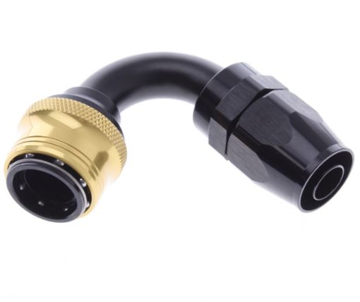 Bilde av 120° Quick Connect Hose Ends -Black/Gold - AN10