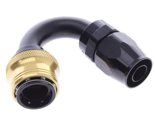 Bilde av 150° Quick Connect Hose Ends -Black/Gold - AN10