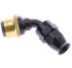 Bilde av 60° PTFE Quick Connect Hose Ends -Black/Gold - AN8