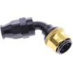 Bilde av 60° PTFE Quick Connect Hose Ends -Black/Gold - AN8