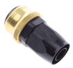 Bilde av Straight Quick Connect Hose Ends -Black/Gold - AN12