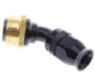 Bilde av 45° PTFE Quick Connect Hose Ends -Black/Gold - AN12