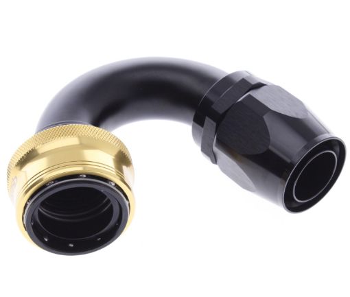 Bilde av 150° Quick Connect Hose Ends -Black/Gold - AN20
