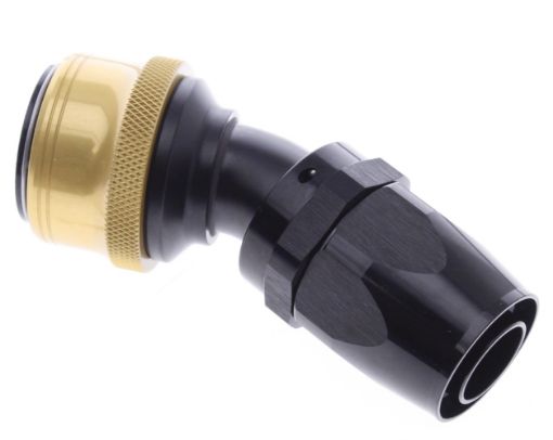 Bilde av 30° Quick Connect Hose Ends -Black/Gold - AN16
