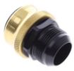 Bilde av AN male quick connect adapter -Black/Gold - AN20