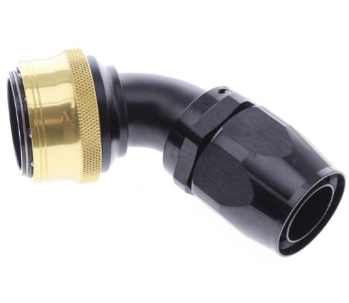 Bilde av 60° Quick Connect Hose Ends -Black/Gold - AN20