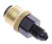 Bilde av AN male quick connect adapter -Black/Gold - AN4