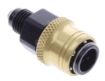 Bilde av AN male quick connect adapter -Black/Gold - AN4