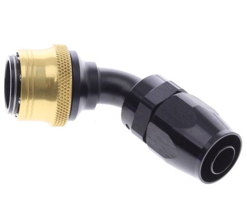 Bilde av 60° Quick Connect Hose Ends -Black/Gold - AN10