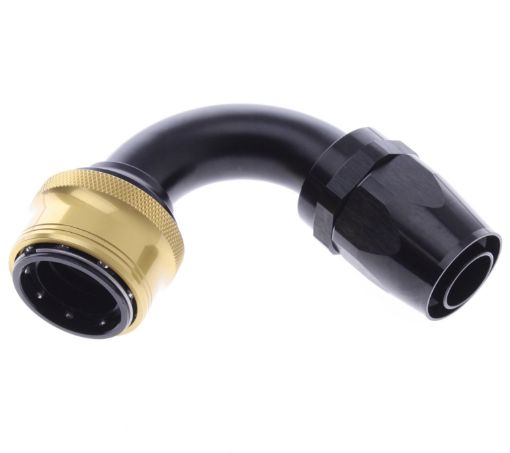 Bilde av 120° Quick Connect Hose Ends -Black/Gold - AN16