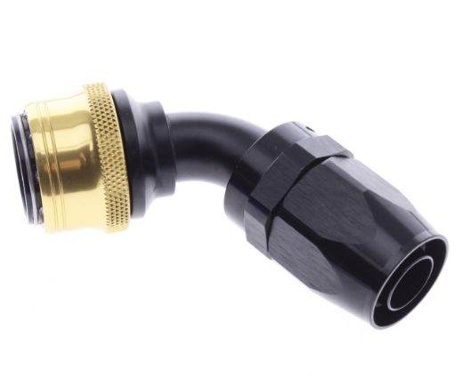 Bilde av 60° Quick Connect Hose Ends -Black/Gold - AN12