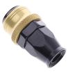 Bilde av Straight PTFE Quick Connect Hose Ends -Black/Gold - AN10