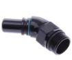 Bilde av 45° AN10 - AN10 O-ring (7/8"x14 SAE UNF) - Black/Gold