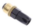 Bilde av Straight Quick Connect Hose Ends -Black/Gold - AN4